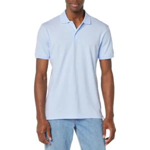 GAP Men's Stretch Pique Polo Shirt, Bicoastal Blue