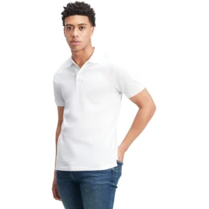 GAP Men's Stretch Pique Polo Shirt, White Global