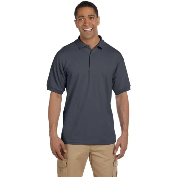 Gildan Ultra Cotton 6.5 oz. Pique Polo (G380), Charcoal