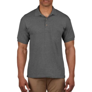 Gildan Ultra Cotton 6.5 oz. Pique Polo (G380), Dark Heather