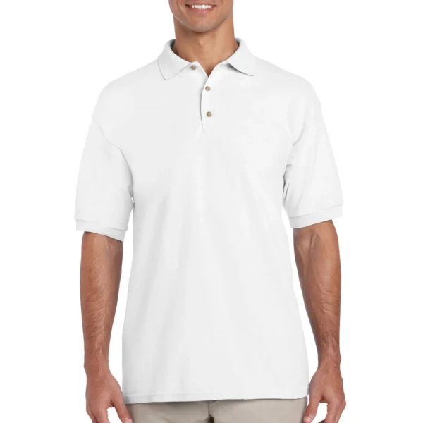 Gildan Ultra Cotton 6.5 oz. Pique Polo (G380), White