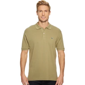 Lacoste Men's Legacy Short Sleeve L.12.12 Pique Polo Shirt, Aloe