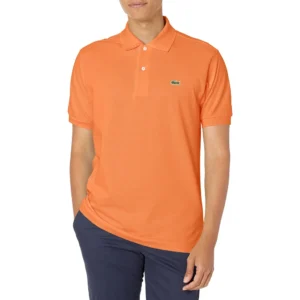 Lacoste Men's Legacy Short Sleeve L.12.12 Pique Polo Shirt, Celosie