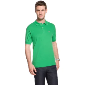 Lacoste Men's Legacy Short Sleeve L.12.12 Pique Polo Shirt, Chervil Green