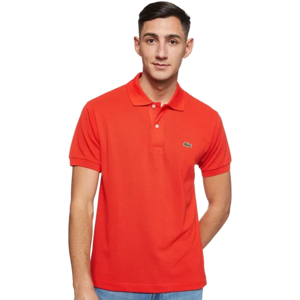 Lacoste Men's Legacy Short Sleeve L.12.12 Pique Polo Shirt, Corrida