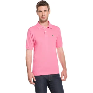 Lacoste Men's Legacy Short Sleeve L.12.12 Pique Polo Shirt, Friandise