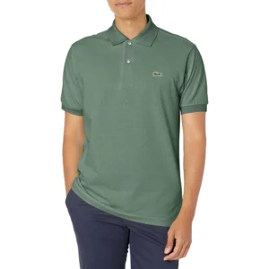 Lacoste Men's Legacy Short Sleeve L.12.12 Pique Polo Shirt, Jardin