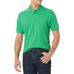 Lacoste Men's Legacy Short Sleeve L.12.12 Pique Polo Shirt, Malachite