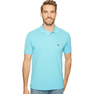 Lacoste Men's Legacy Short Sleeve L.12.12 Pique Polo Shirt, Marquise Blue