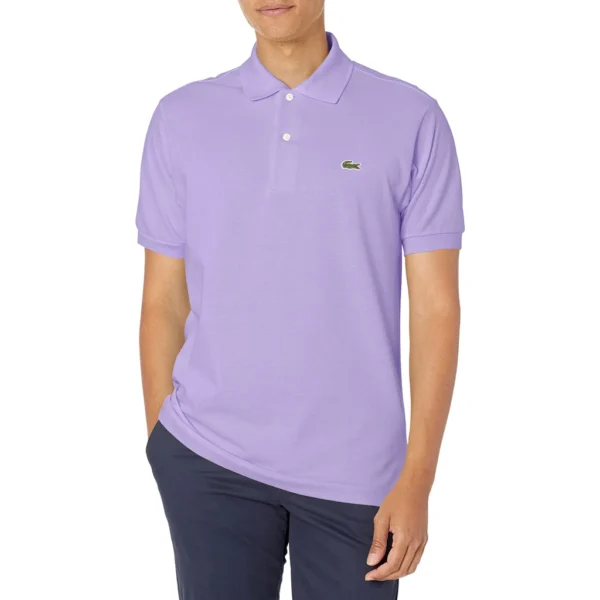 Lacoste Men's Legacy Short Sleeve L.12.12 Pique Polo Shirt, Neva