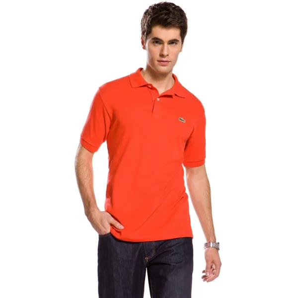 Lacoste Men's Legacy Short Sleeve L.12.12 Pique Polo Shirt, Redcurrant Bush