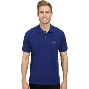 Lacoste Men's Legacy Short Sleeve L.12.12 Pique Polo Shirt, Varsity Blue