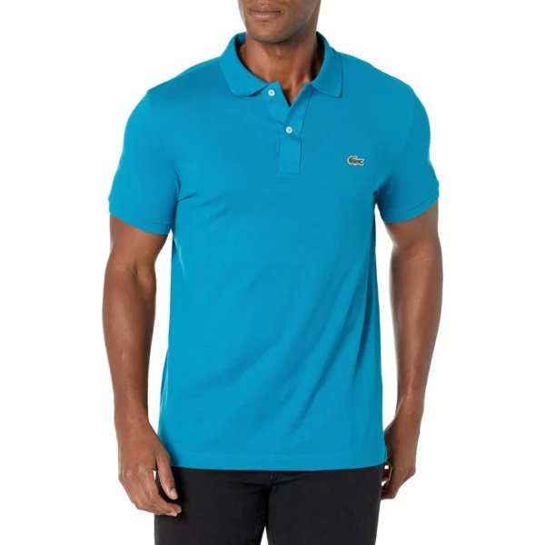 Lacoste Men's Original L.12.12 Slim Fit Petit Pique Cotton Polo, Willo