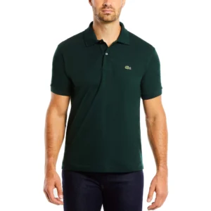 Lacoste Men's Short Sleeve L.12.12 Pique Polo Shirt, Sinople