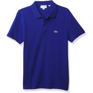 Lacoste Men's Slim Fit Petit Pique Cotton Polo, Cosmic