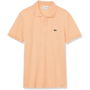 Lacoste Men's Slim Fit Petit Pique Cotton Polo, Ledge