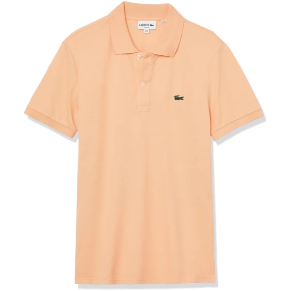 Lacoste Men's Slim Fit Petit Pique Cotton Polo, Ledge