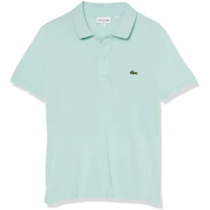 Lacoste Men's Slim Fit Petit Pique Cotton Polo, Pastille Mint