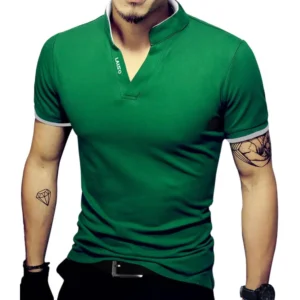 Logeeyar Men's Polo Shirt, A-green/378