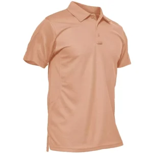 Magcomsen Men's Polo Shirt, Apricot