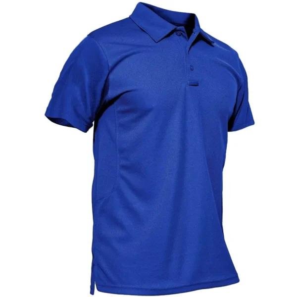 Magcomsen Men's Polo Shirt, Blue