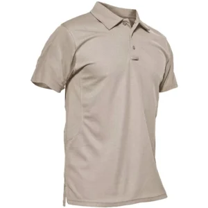 Magcomsen Men's Polo Shirt, Khaki