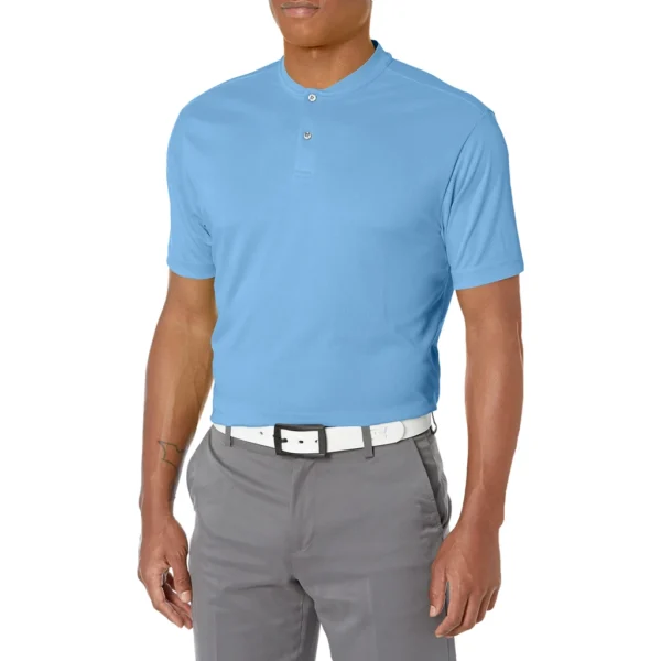 PGA TOUR Men's Pique Short Sleeve Golf Polo Shirt with Casual Collar, All Aboard