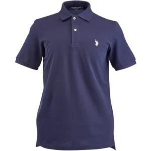 U.S. Polo Assn. Men's Classic Polo Shirt, Classic Navy/White