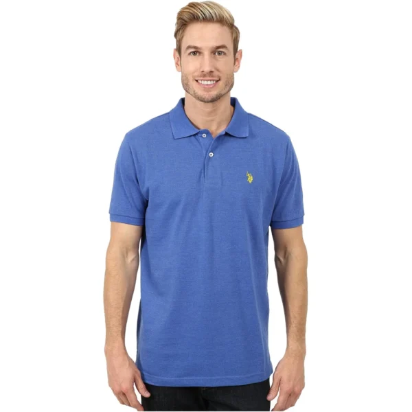 U.S. Polo Assn. Men's Classic Polo Shirt, Cobalt Heather