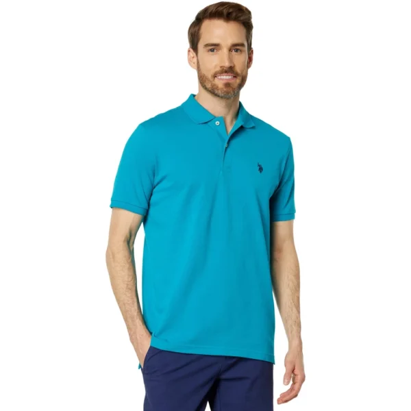 U.S. Polo Assn. Men's Classic Polo Shirt, Enamel Teal