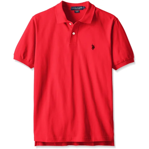 U.S. Polo Assn. Men's Classic Polo Shirt, Engine Red