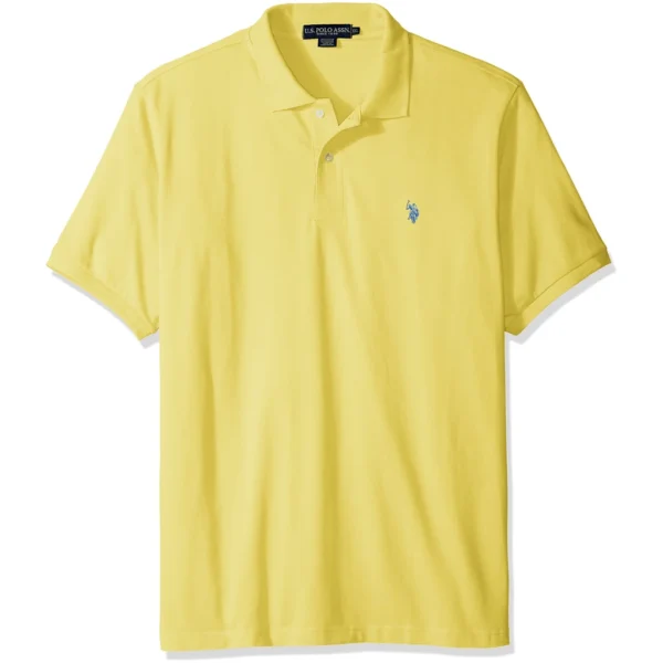 U.S. Polo Assn. Men's Classic Polo Shirt, Lemon Frost