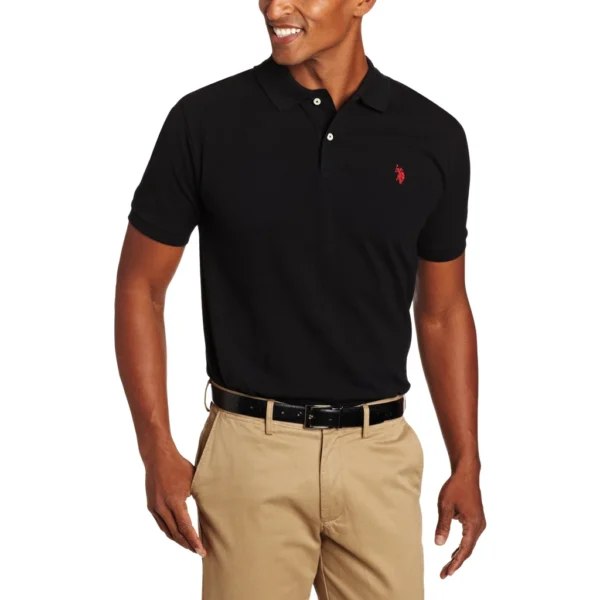 U.S. Polo Assn. Men's Classic Polo Shirt, Old Black