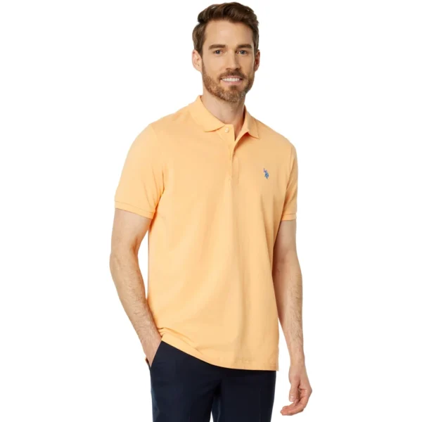 U.S. Polo Assn. Men's Classic Polo Shirt, Peach Sherbert