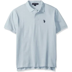 U.S. Polo Assn. Men's Classic Polo Shirt, Tahoe Blue Heather