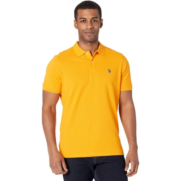 U.S. Polo Assn. Men's Classic Polo Shirt, Warhol Orange