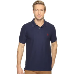 U.S. Polo Assn. Men's Ultimate Pique Polo, Classic Navy