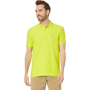 U.S. Polo Assn. Men's Ultimate Pique Polo, Electric Lime