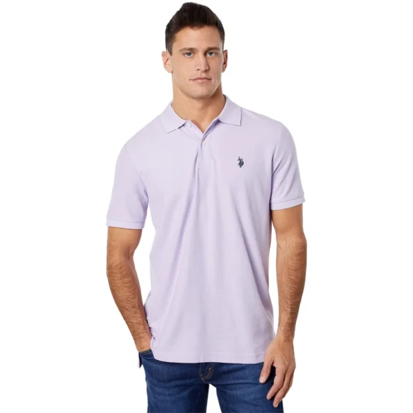 U.S. Polo Assn. Men's Ultimate Pique Polo, Pastel Lilac