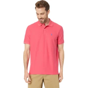 U.S. Polo Assn. Men's Ultimate Pique Polo, Rouge Red