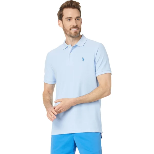 U.S. Polo Assn. Men's Ultimate Pique Polo, Windsurfer Blue